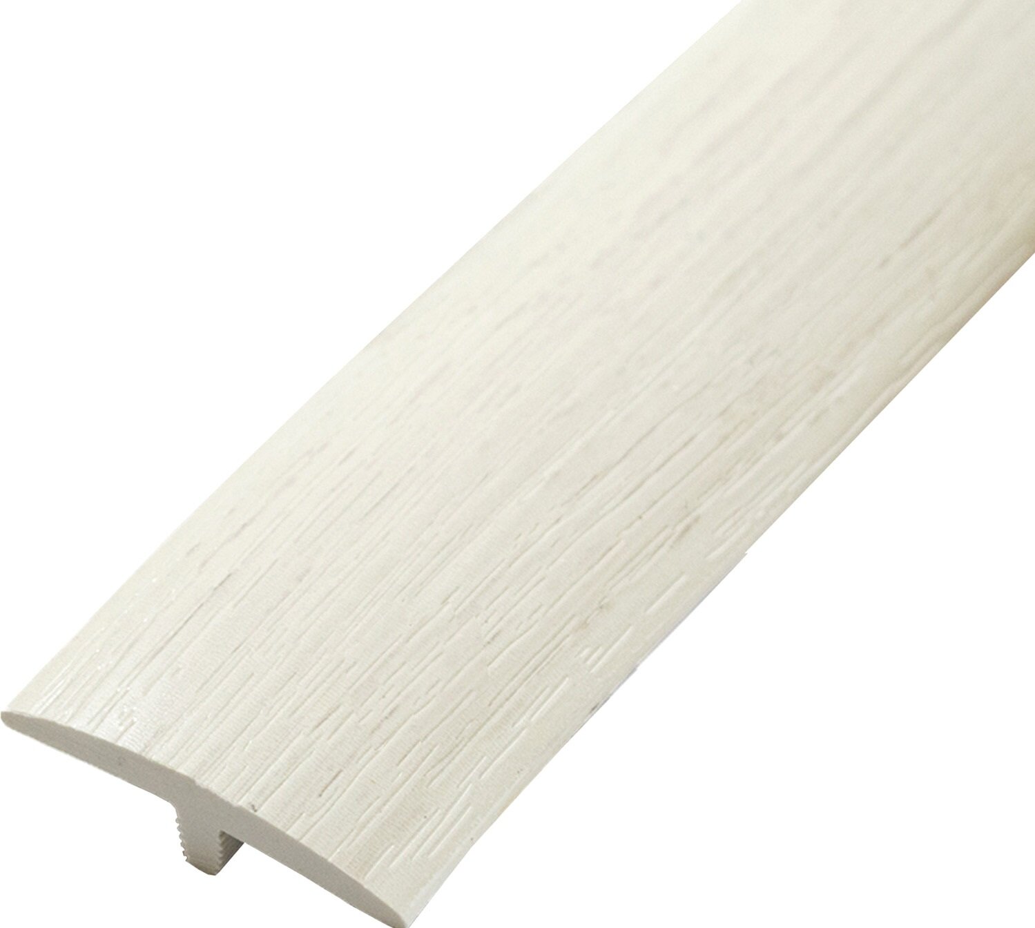 фото Порог гибкий 33мм, длина- 3м. Ясень анкор белый