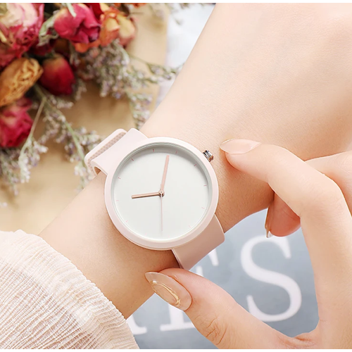 фото Наручные часы, белый, розовый нет бренда