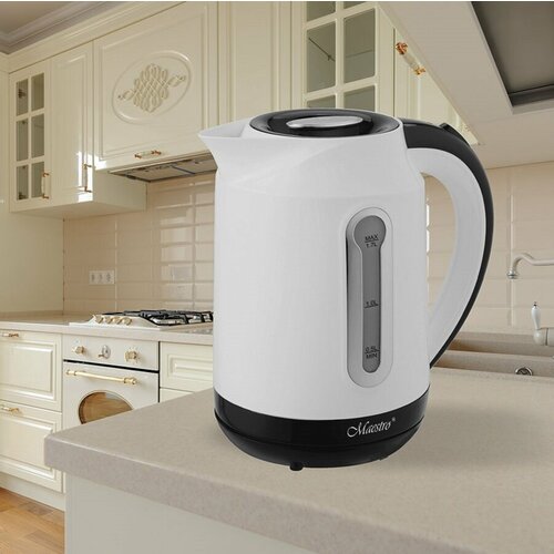 Электрический чайник Maestro MR-041-WHITE белый пластик 17 литра 237900₽