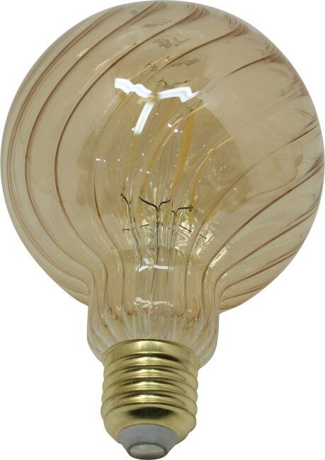 лампа светодиодная smartbuy led sbl-g95goldart-7-30k-e27 е27 груша 7вт 3000к - фото №10