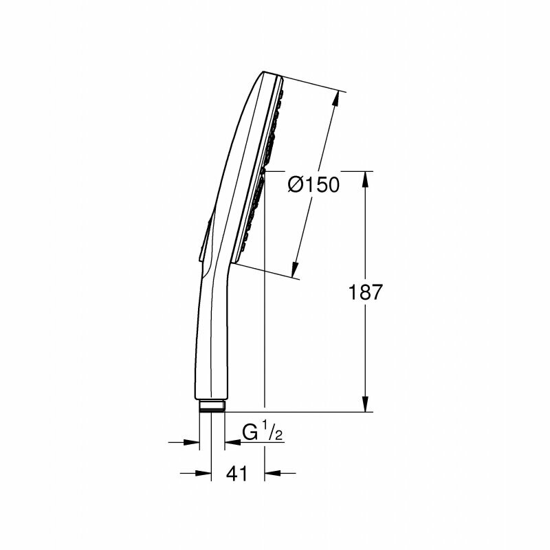 Душевая лейка Grohe Vitalio Smart Active 26597000 - фото №8