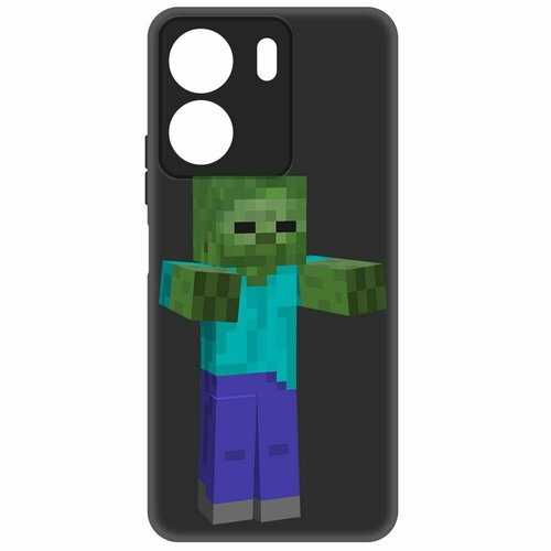 Чехол-накладка Krutoff Soft Case Minecraft-Гигант для Xiaomi Poco C65 черный чехол накладка krutoff soft case minecraft гигант для xiaomi poco f4 черный