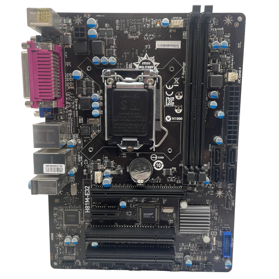 Материнская плата MSI H81M-E32 Socket 1150