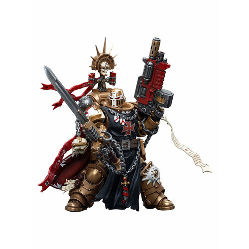 Фигурка JOYTOY Warhammer 40K Black Templars High Marshal Helbrecht 1:18