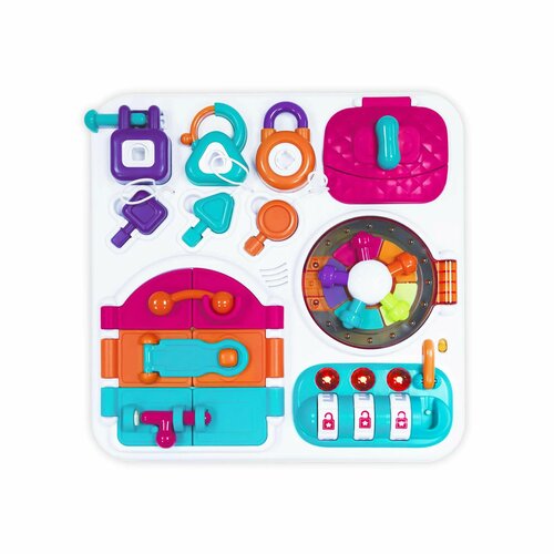 Игрушка Auby Бизиборд интерактивная 40739 auby интерактивная развивающая игрушка уточка с музыкой ауби