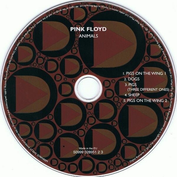 Pink Floyd Animals CD Warner Bros. - фото №5