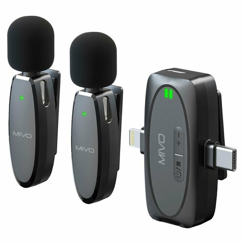 Петличный микрофон Mivo MK-630 черный