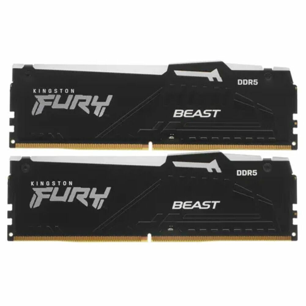 Оперативная память Kingston FURY Beast Black RGB CL40 (Kit of 2) DDR 5 DIMM 64Gb 5600Mhz (KF556C40BBAK2-64) - фото №20