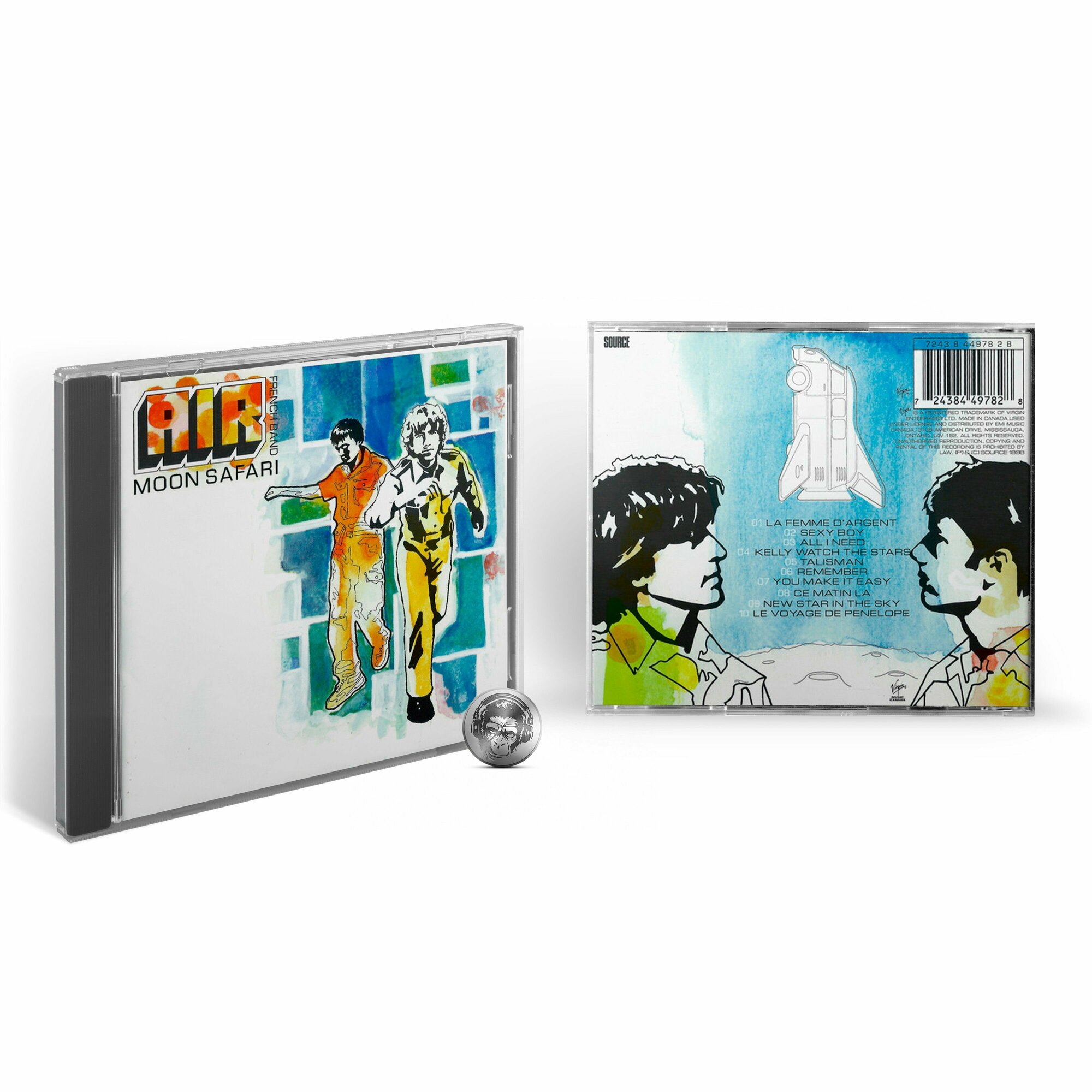 Air - Moon Safari (1CD) 1998 Jewel Аудио диск