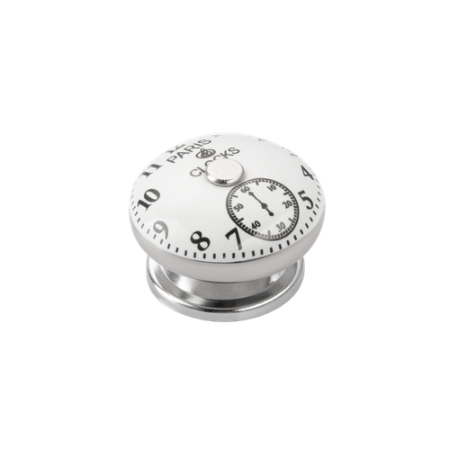 Мебельная ручка-кнопка EDSON 3401-00-WH WHITE (комплект 2 штуки)