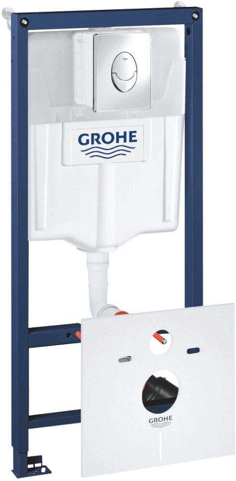 Инсталляция для подвесного унитаза 4 в 1 Grohe Rapid SL 38750001