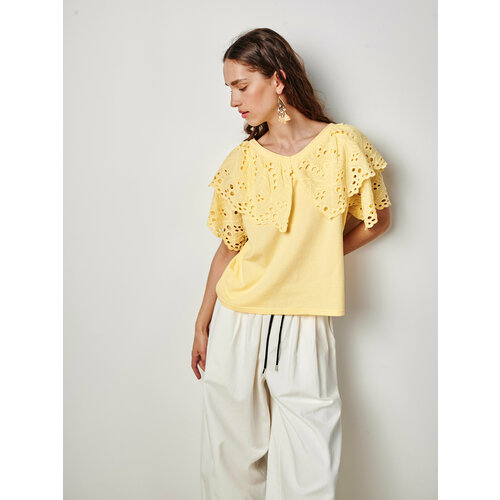 фото Топ madii, размер s, желтый