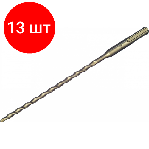 Комплект 13 штук, Бур по бетону MAKITA SDS+, 6х210мм (D-00072) бур hex makita d 15285 30 x 400 мм