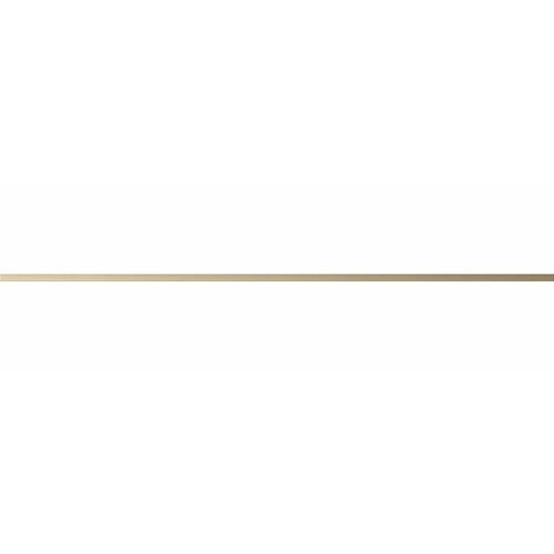 Керамическая плитка Cersanit Vegas Metallic Спецэлемент металлический золотистый A-MT1U381\J Бордюр 1x60 (цена за 20 шт)