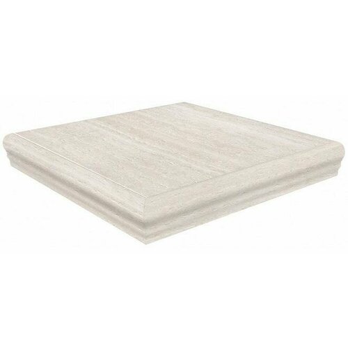 Плитка из керамогранита KERAMA MARAZZI SG157100R/GR/AND Пантеон беж светлый Угловая ступень правая 34x34 (цена за 1 шт) плитка из керамогранита kerama marazzi sg631820r gca терраццо беж светлый ступень угловая 33x33 цена за 5 шт