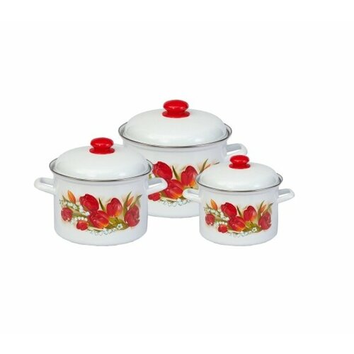 Набор кастрюль Лысьва стэма Ласковый май 7АП2/4