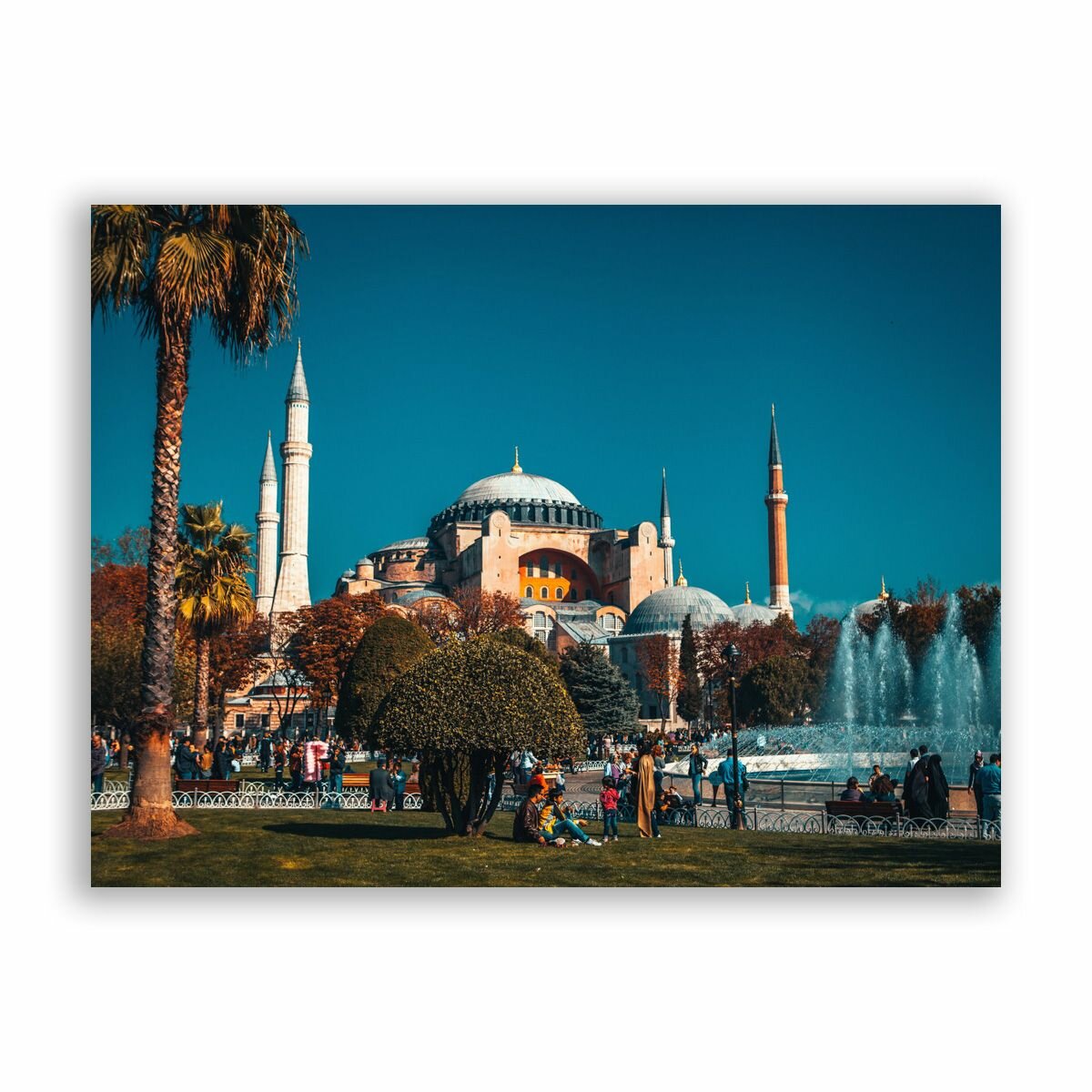 Постер, плакат на бумаге / Стамбул / Размер 30 x 40 см