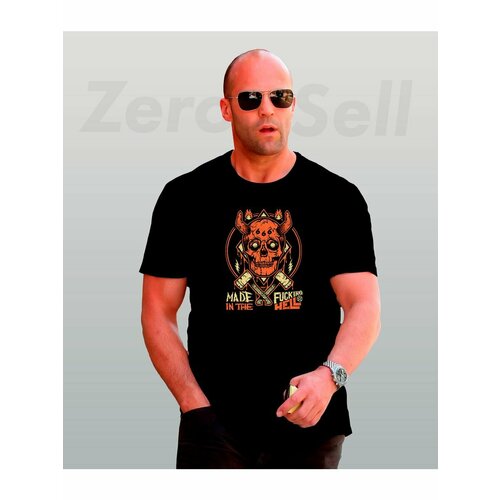фото Футболка made in the hell, размер xxl, черный zerosell