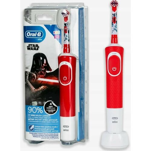 Детская зубная щетка Braun Oral-B Vitality Kids D1004132KX StarWars 505900₽