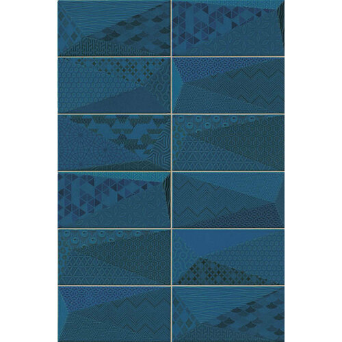 Керамическая плитка MAINZU DIAMOND FANCY SAPPHIRE стена 7 видов для стен 10x20 (цена за 1 м2)