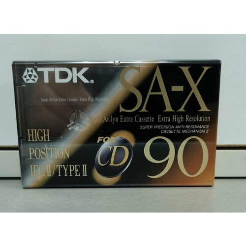 Аудиокассета TDK SA-X 90 либерия 1994г локомотивы блок 6