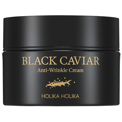 Holika Holika Black Caviar Anti-Wrinkle Cream Питательный крем-лифтинг для лица с черной икрой 50 мл 1 шт holika holika black caviar anti wrinkle питательная эмульсия лифтинг для лица с черной икрой 100 мл 1 шт