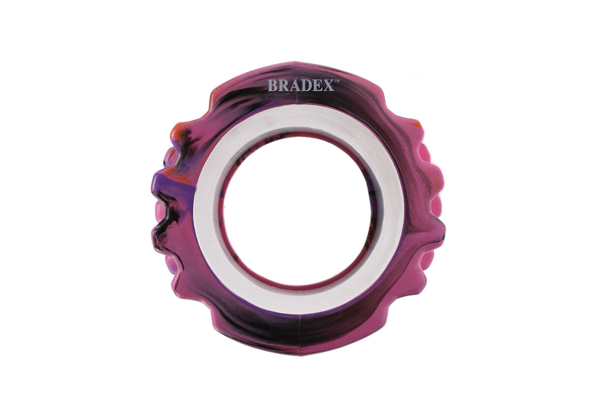 Колесо для йоги Bradex Туба d=14см ш.:33см розовый (SF 0334) - фото №9