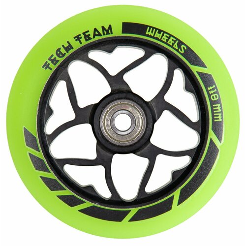 Колесо трюкового самоката Tech Team TT 110 мм. Flash Green tech team jogger 145 2021 green