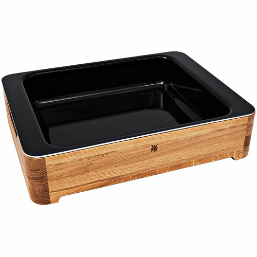 Стальная форма для запекания Fusiontec с деревянной подставкой 39 х 30 см черный серия Fusiontec Mineral WMF 3201111777 54990₽