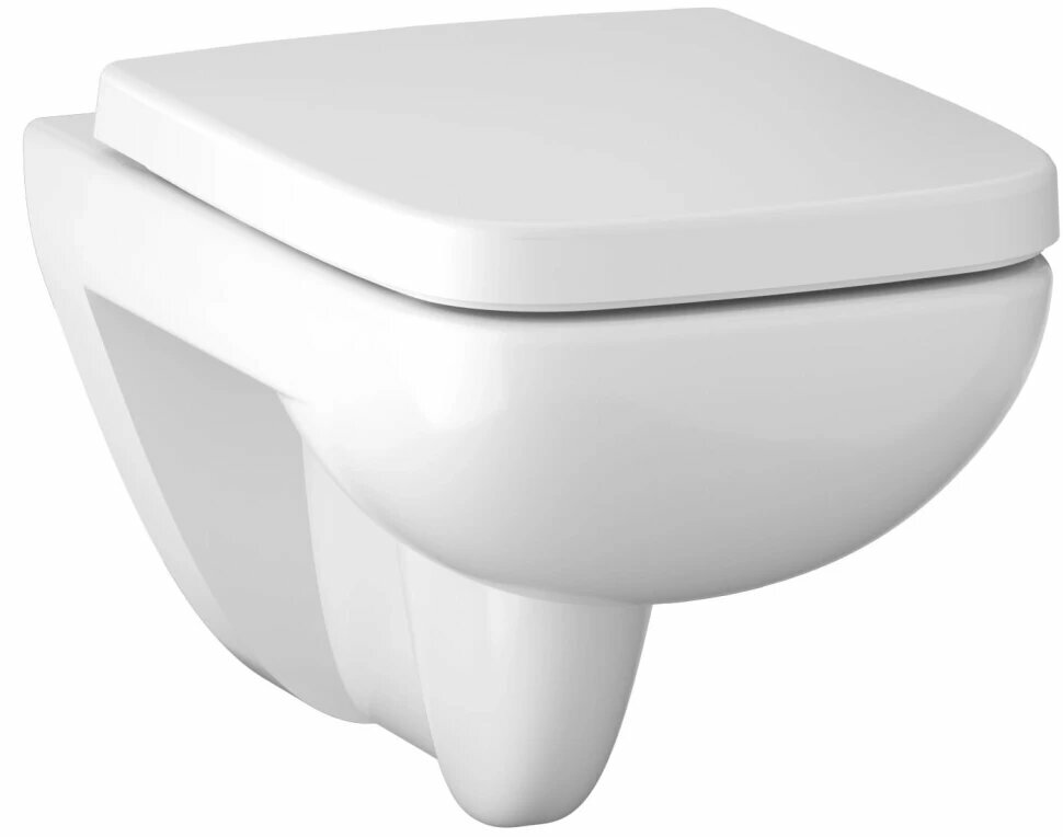 Унитаз подвесной Geberit Renova Compact Square 206145000 белый