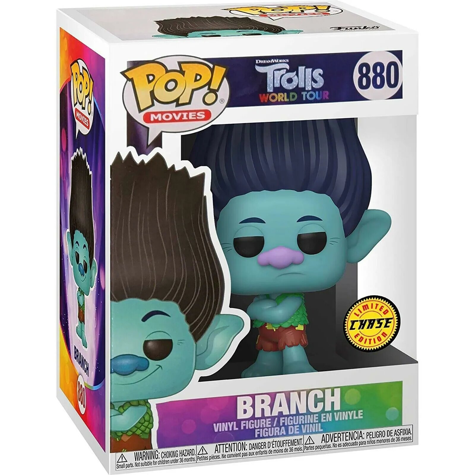 Фигурка Funko POP! Vinyl: Trolls: TWT: Branch (Chase)