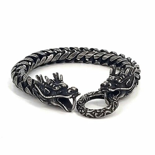 фото Браслет, 1 шт., размер 21 см, размер one size, серебряный hagust