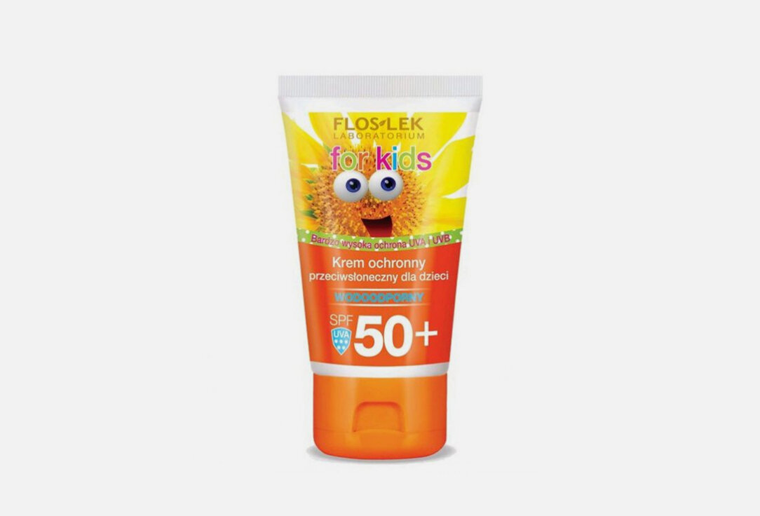 Солнцезащитный крем для лица и тела Floslek FOR KIDS, SPF 50+ / объём 50 мл