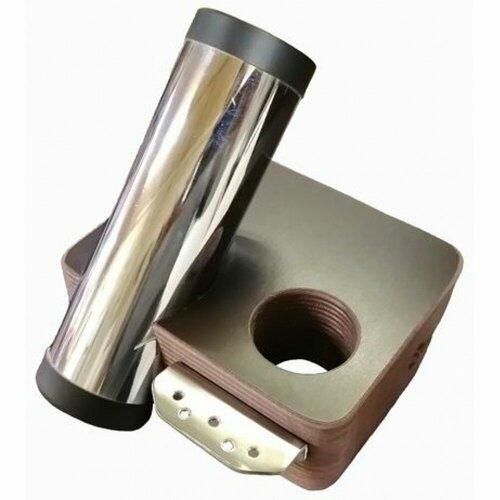 фото Держатель №1.5 2-х спиннигов, хром 50мм, 40мм + площадка для блесен ип веребьевский