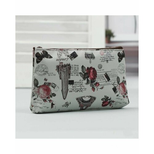 фото Косметичка 12х19 см, серый nik market