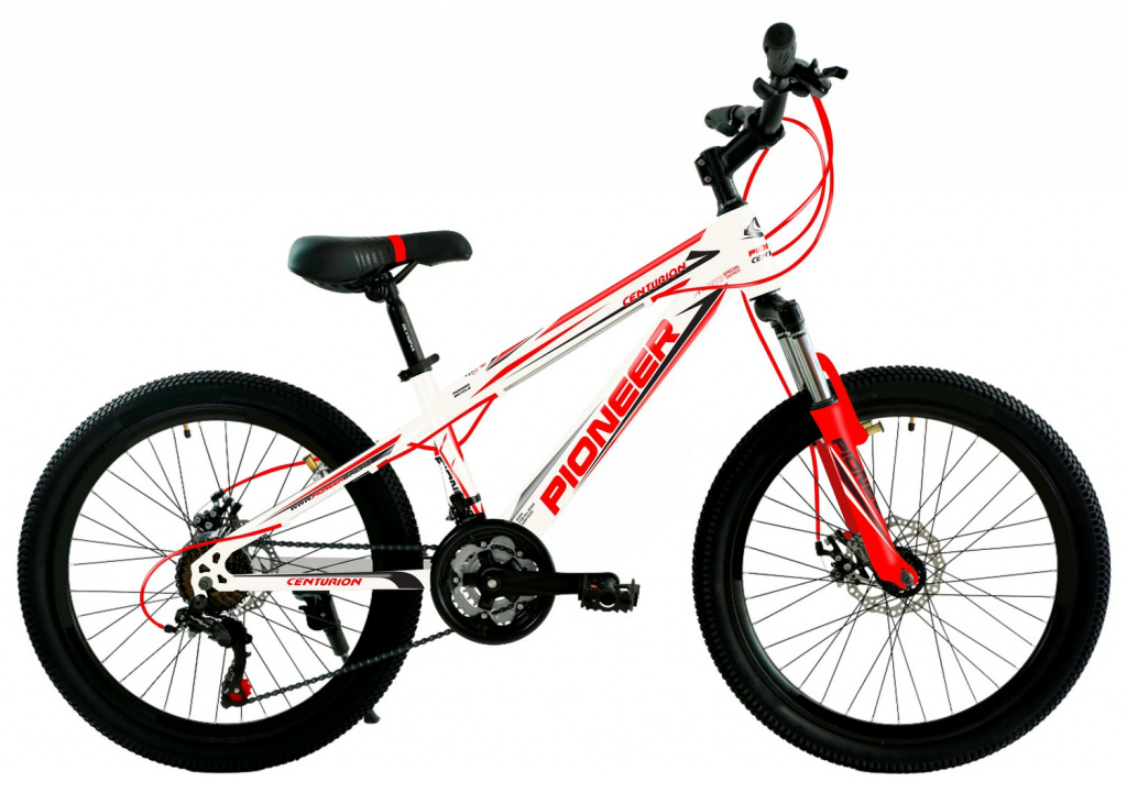 Велосипед PIONEER Centurion 24"/12' white-red-black