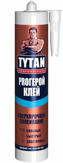 Клей монтажный Tytan PRO Герой, белый, 290мл