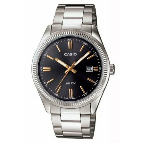 фото Наручные часы casio collection mtp-1302d-1a2, серый, мультиколор