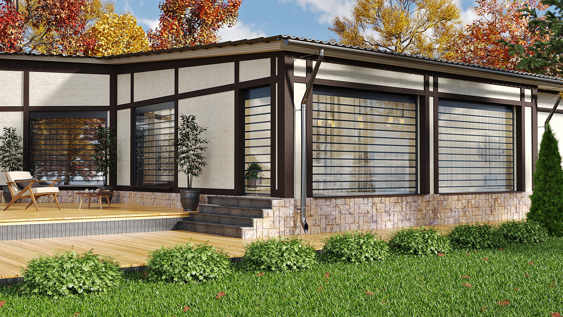 Прозрачные рольставни – это инновационный вид роллетных систем