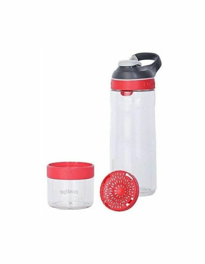 Бутылка Contigo Cortland Infuser 0.72л прозрачный/красный пластик (2095014)