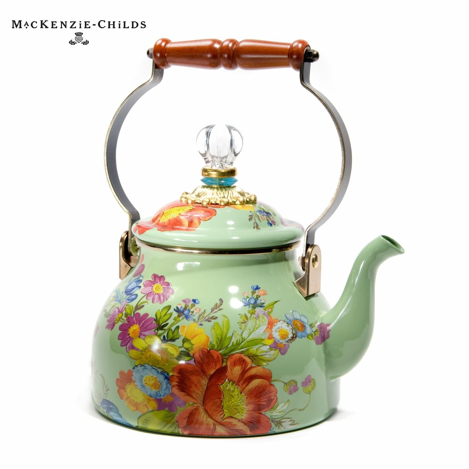 фото Чайник 3 литра FLOWER MARKET - GREEN