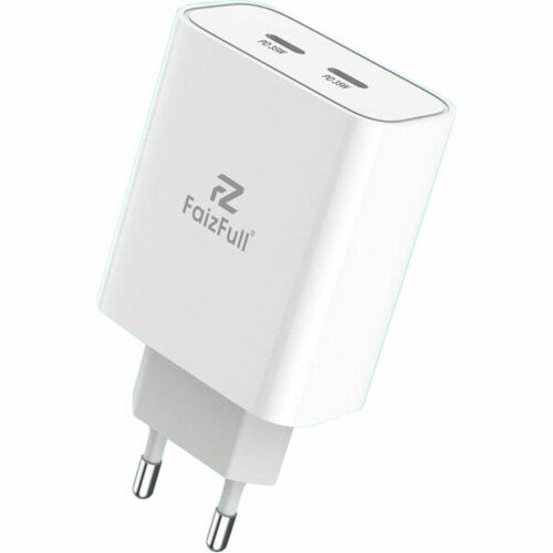 Сетевое зарядное устройство FaizFull без кабеля FC100 35W Белое