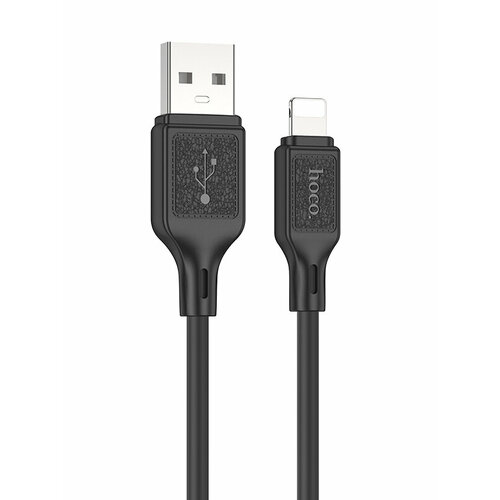 Кабель USB Lightning 8Pin HOCO X90 Silicone 1м черный