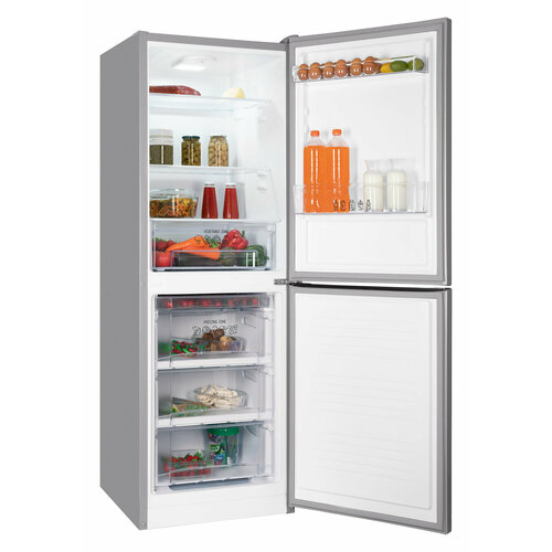 Холодильник NORDFROST NRB 161NF S (серебристый) холодильник nordfrost nrb 161nf w двухкамерный белый no frost в мк 275 л