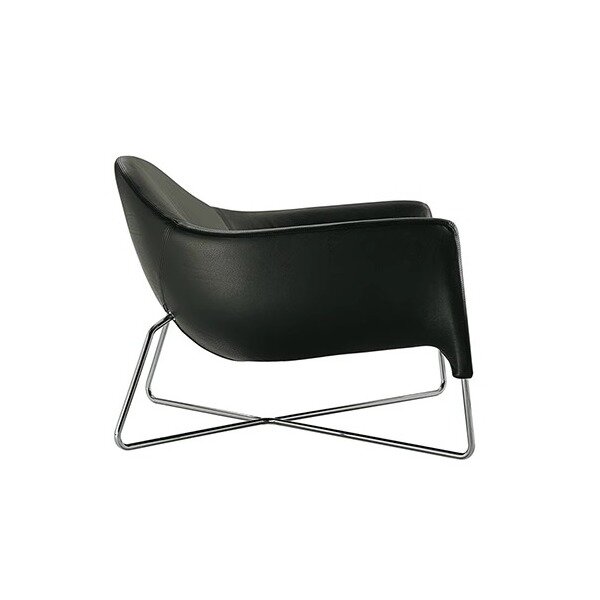 Кресло Бали Bali Lounge chair дизайн Carlo Colombo (2006) (черный)
