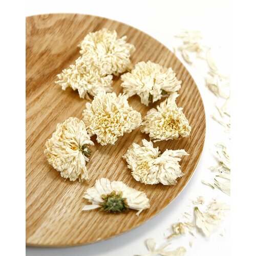 Сухие цветы для декора поделок Хризантема цветы 50 гр 490₽