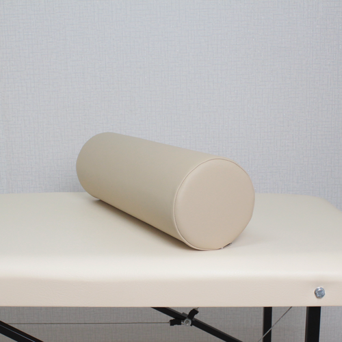 Изображение товара Валик массажный FitBest, цилиндрический, бежевый, экокожа, для кушетки