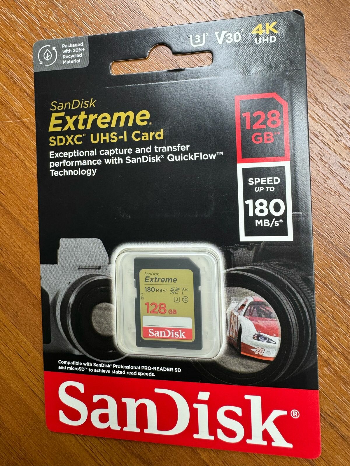 Карта памяти 32GB SanDisk Extreme Class 10 SDHC V30 UHS-I U3 100/60MB/s - фото №15