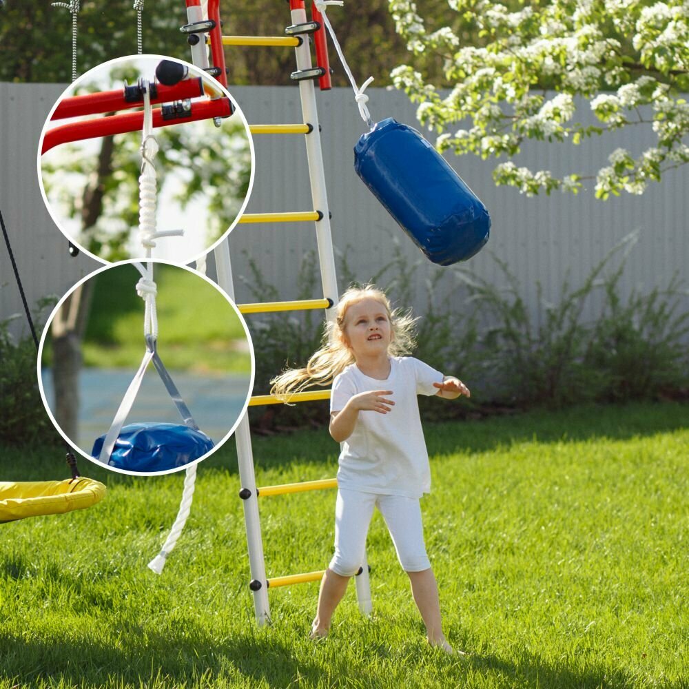 Мешок боксерский 1 кг МФ-МК-01.67.05 Romana, винилискожа, синий — фото 1