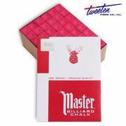 Мел для бильярда Master Tweeten Red, красный, 144 шт.